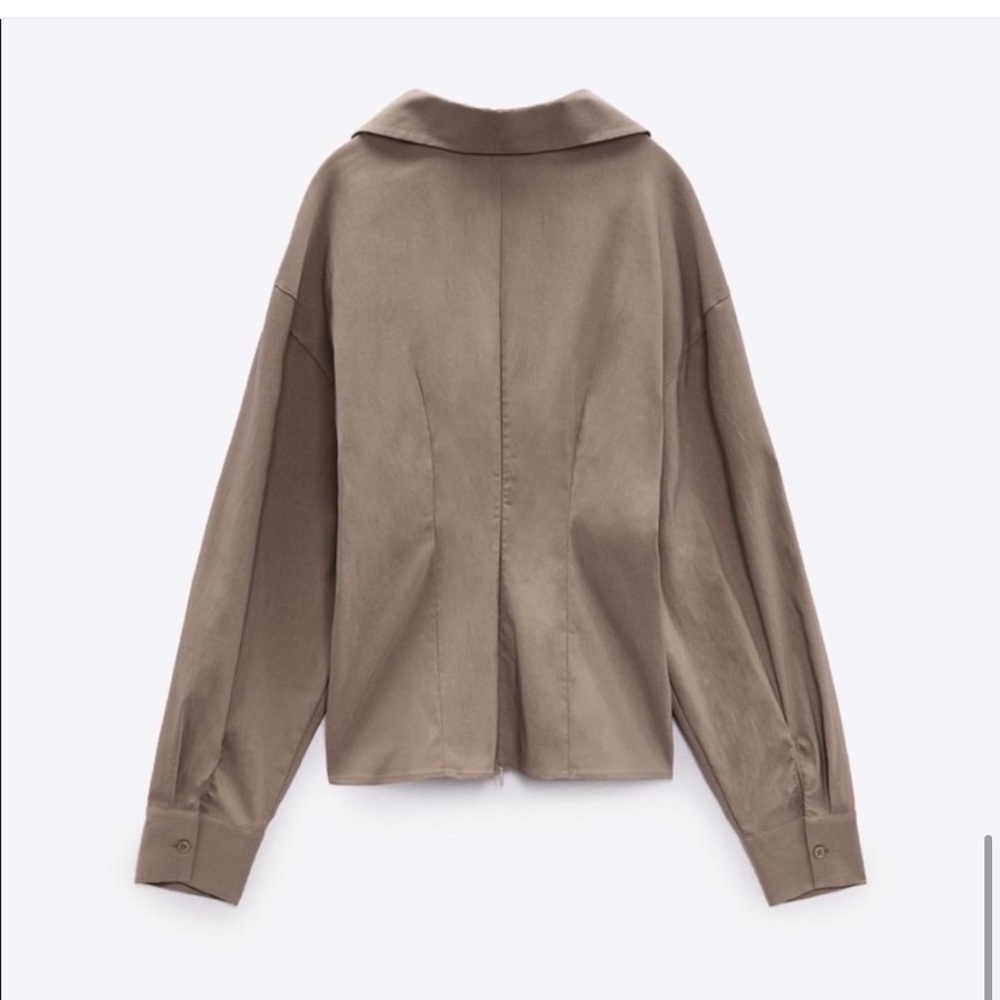Zara Cut Out Shirt - Picture 8 of 12